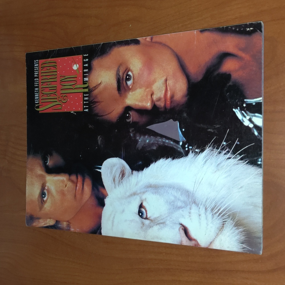 Kenneth Feld Presents SIEGFRIED & ROY At the Mirage 1991 Souvenir Program Signed